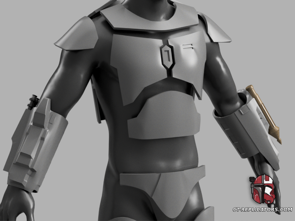 Mandalorian Armor Jango Fett AOTC 1:1 Replica Cosplay