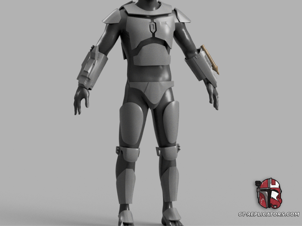 Mandalorian Armor Jango Fett AOTC 1:1 Replica Cosplay