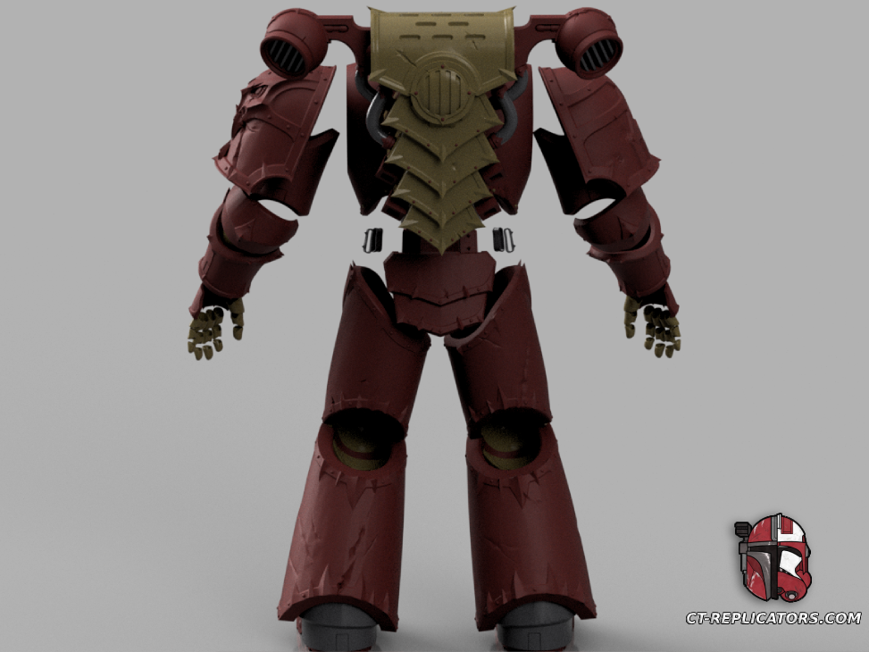 STL 3D Print Files Khorne Berseker SM2 Space Marine Armor 1:1 Replica Cosplay