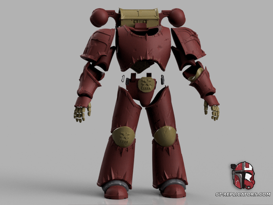 STL 3D Print Files Khorne Berseker SM2 Space Marine Armor 1:1 Replica Cosplay