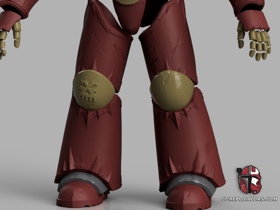 STL 3D Print Files Khorne Berseker SM2 Space Marine Armor 1:1 Replica Cosplay