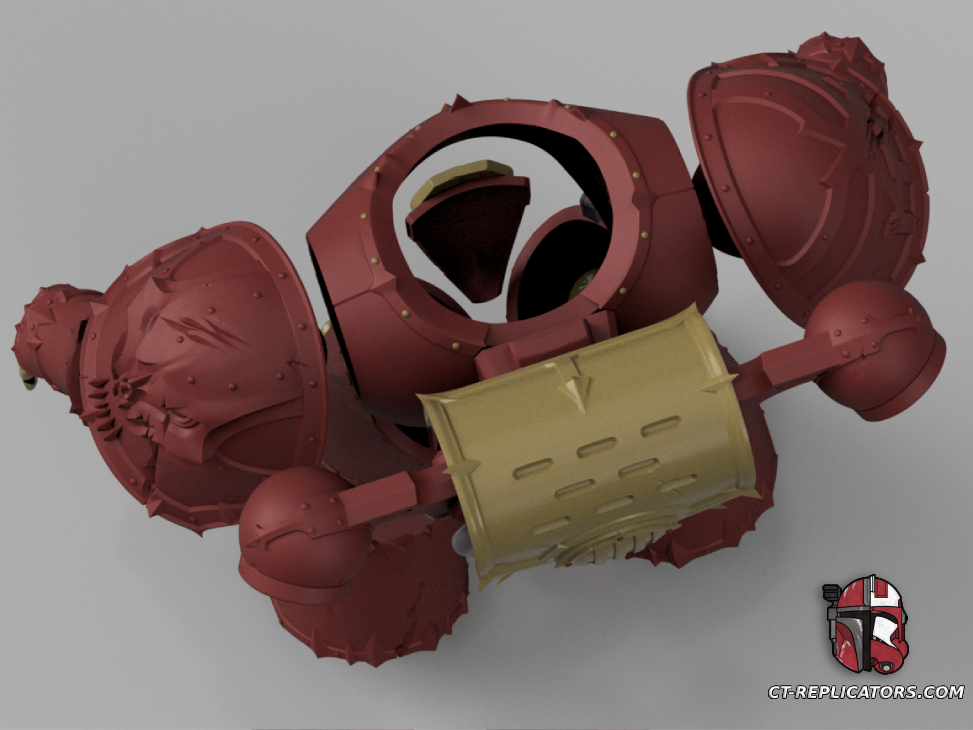 STL 3D Print Files Khorne Berseker SM2 Space Marine Armor 1:1 Replica Cosplay