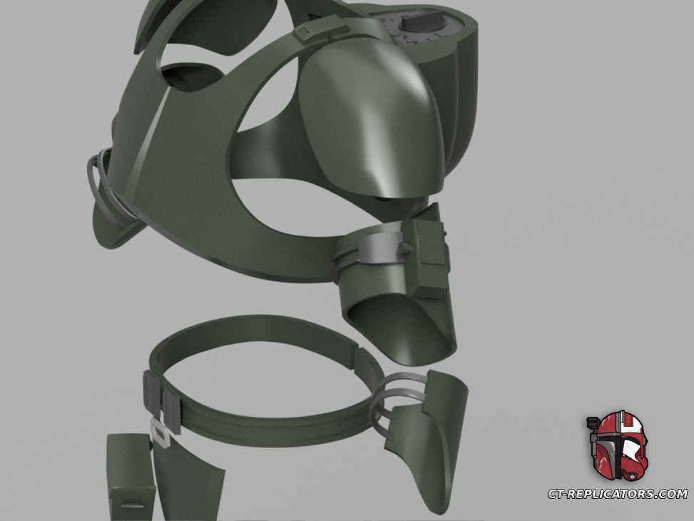 STL 3D Print Files Kashyyyk Clone Trooper Armor ROTS BF2 Star Wars Cosplay 1:1