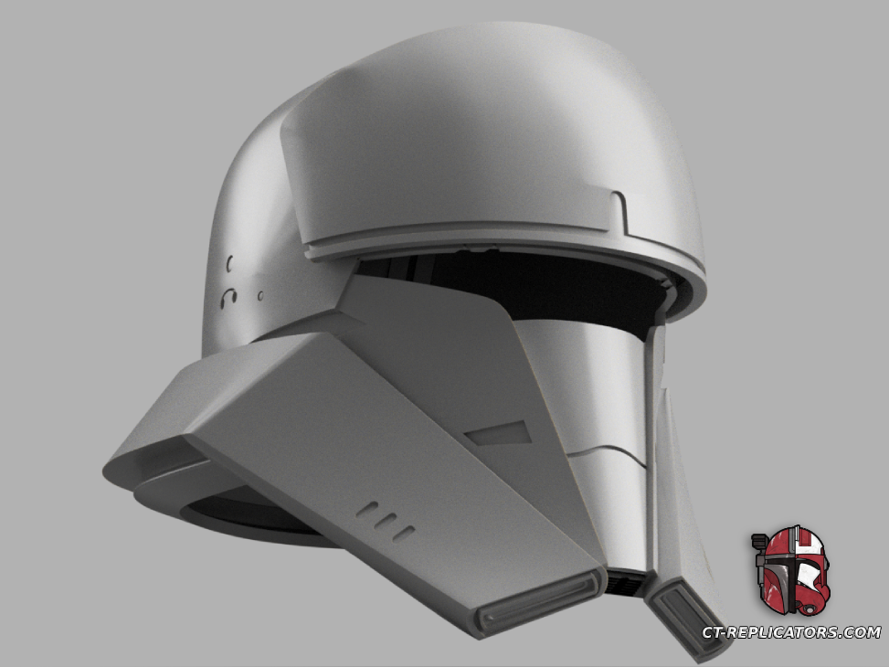 STL 3D Print Files Tank Trooper Helmet Rouge One Andor The Mandalorian 1:1 Cosplay Replica Star Wars