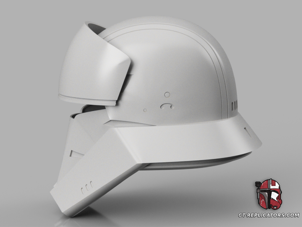 STL 3D Print Files Tank Trooper Helmet Rouge One Andor The Mandalorian 1:1 Cosplay Replica Star Wars