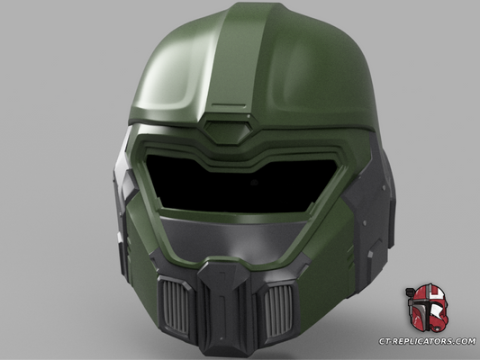 Helldivers 2 - RS-6 Fiend Destroyer helmet Cosplay 1:1 Replica