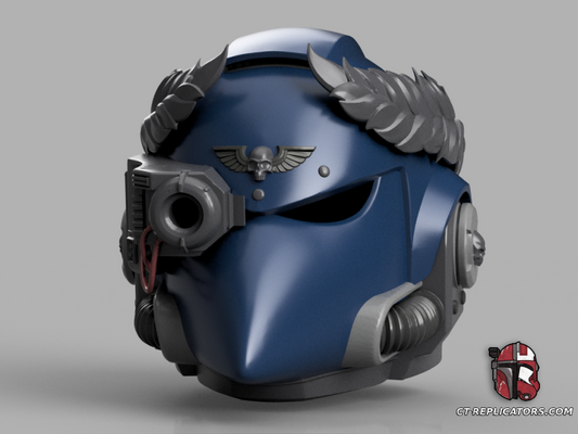 STL 3D Print Files Veteran Champion Beakie Corvus Raven Guard Marine Helmet MK10 Cosplay 1:1 SM2