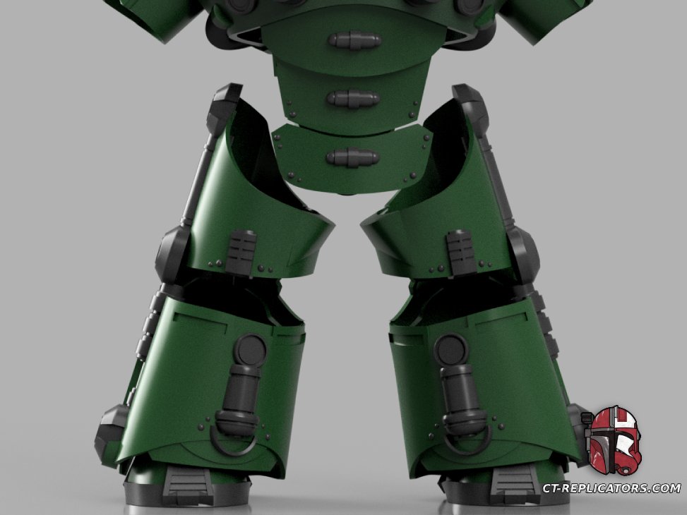 STL 3D Print Files Saturnine Terminator Armor 1:1 Cosplay