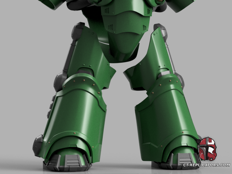 STL 3D Print Files Saturnine Terminator Armor 1:1 Cosplay