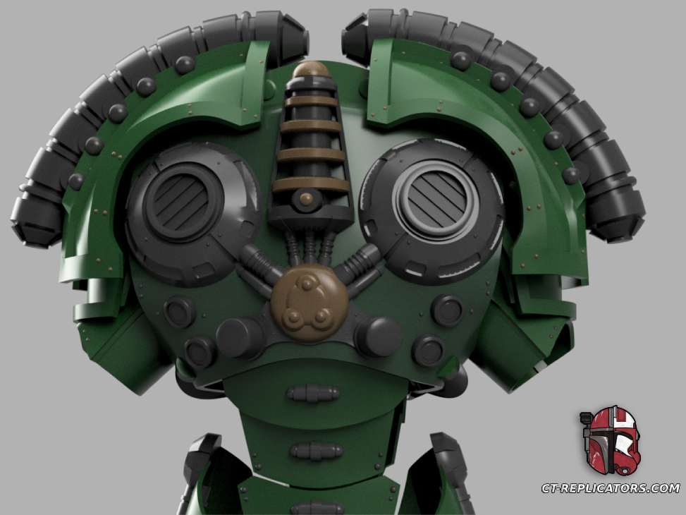 STL 3D Print Files Saturnine Terminator Armor 1:1 Cosplay