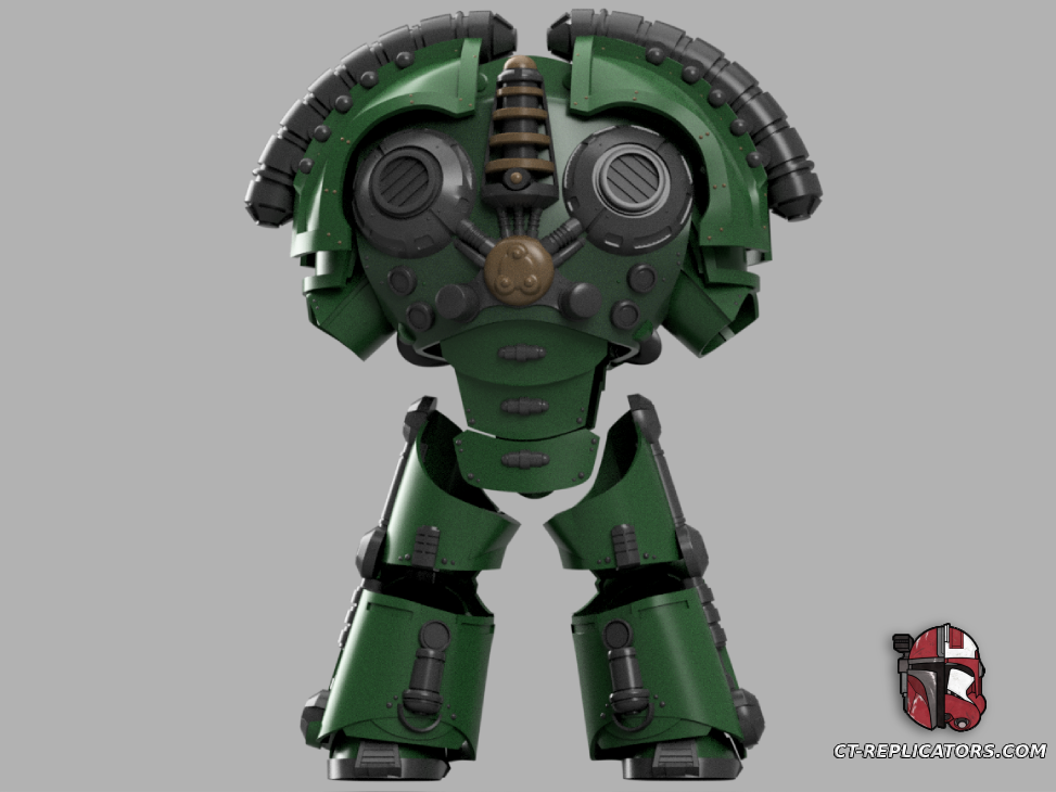 STL 3D Print Files Saturnine Terminator Armor 1:1 Cosplay