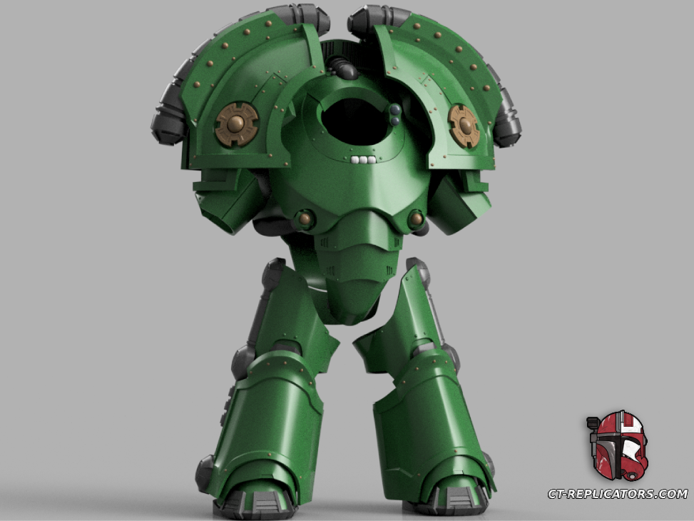 STL 3D Print Files Saturnine Terminator Armor 1:1 Cosplay