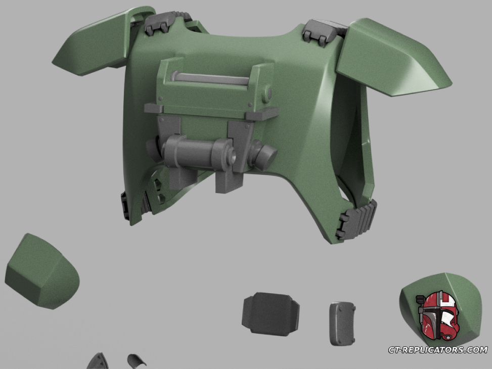 The Veteran Class Cadian Elysian Drop Trooper Armor 1:1 Cosplay Replica DARKTIDE