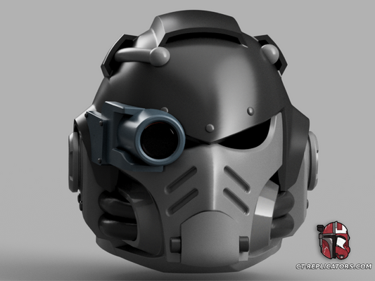STL 3D Print Files Custom Marine Operator Helmet (Bionic) Cosplay Replica 1:1