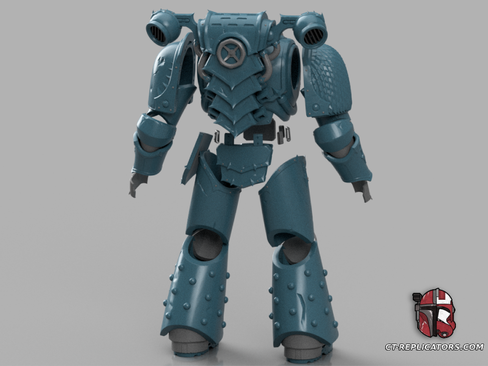 STL 3D Print Files Alpha Legion Sniper Space Marine SM2 Armor 1;1 Replica Cosplay