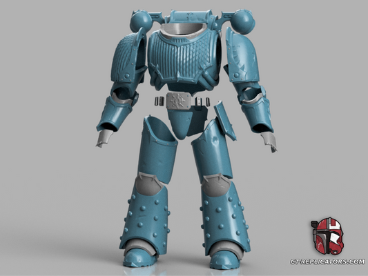 STL 3D Print Files Alpha Legion Sniper Space Marine SM2 Armor 1;1 Replica Cosplay
