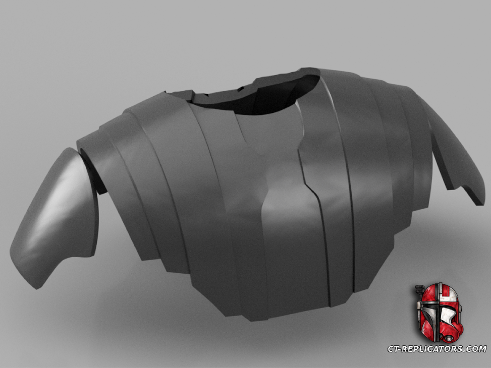 STL 3D Print Files  General Anakin Skywalker armor Clone Wars BF2 - Star Wars Cosplay Replica