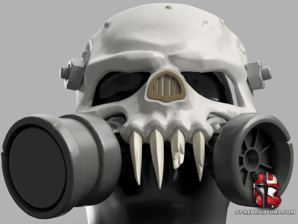 STL 3D Print Files Hive Scum Class Reaper Mask - DARKTIDE