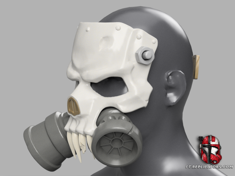 STL 3D Print Files Hive Scum Class Reaper Mask - DARKTIDE