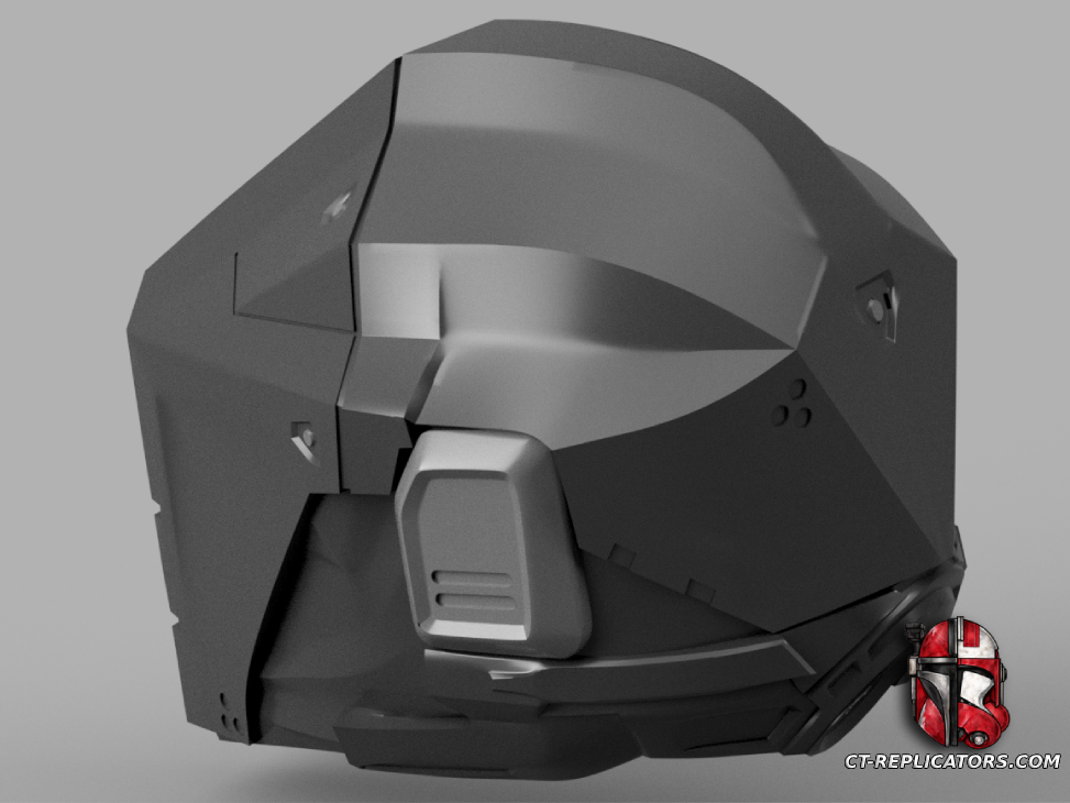 STL 3D Print Files Helldivers 2 - RS-67 Null Cipher Helmet Cosplay 1:1 Replica