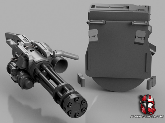 Helldivers 2 - M-1000 Maxigun and Backpack Cosplay Replica 1:1