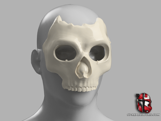 STL 3D Print Files - Call Of Duty Simon Riley - Modern Warfare 2 Ghost Skull mask 1:1 Cosplay Replica