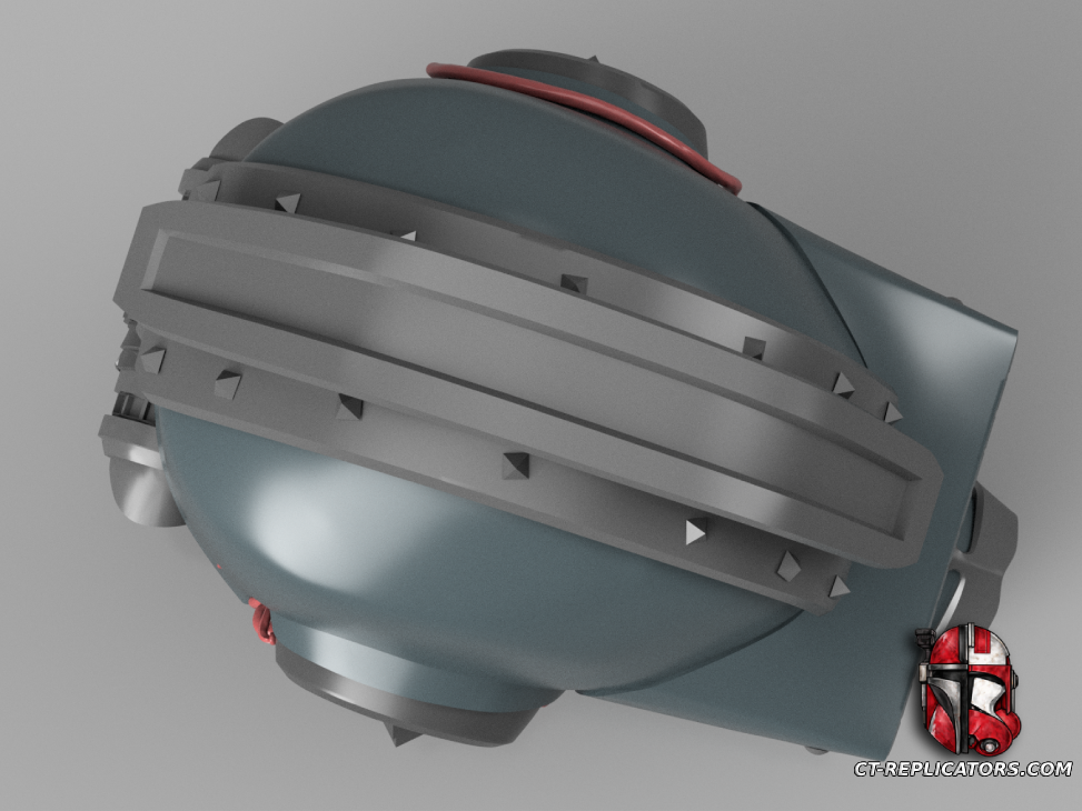 STL 3D Print Files Hive Scum Class Crested Helmet with mohawk - Jebediah Artiz - DARK TIDE