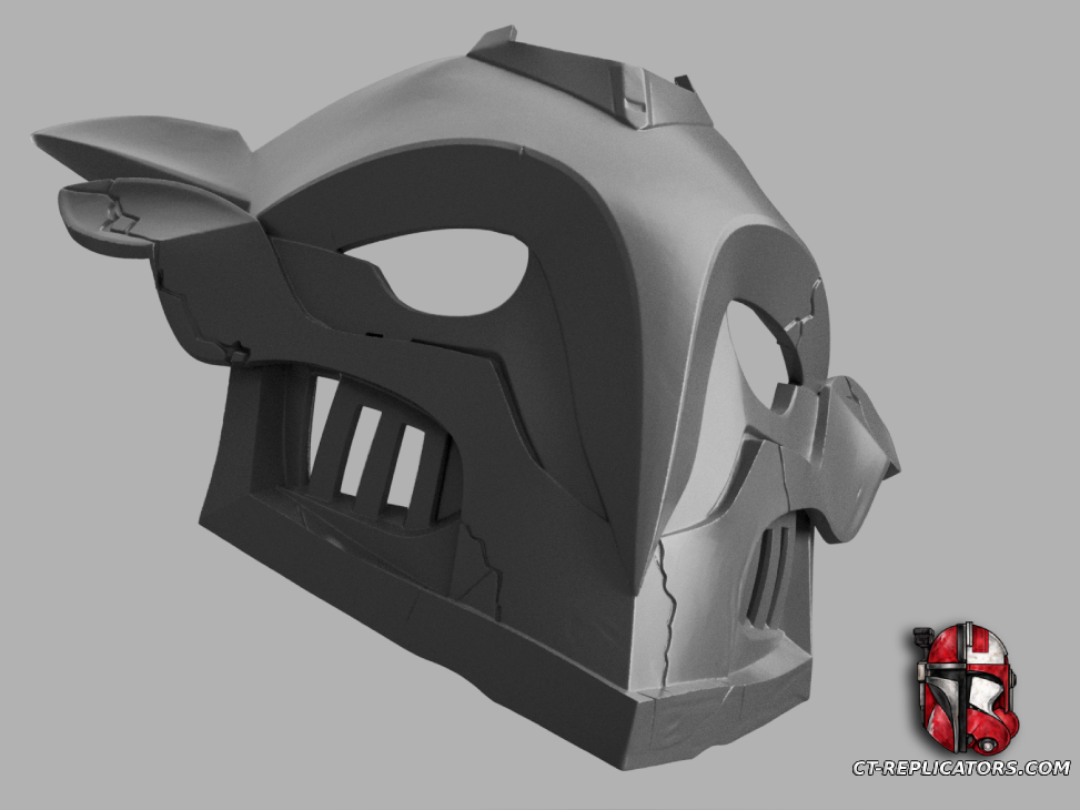 STL 3D Print Files ARCANE - Ekko Firelight Mask cosplay 1:1 replica