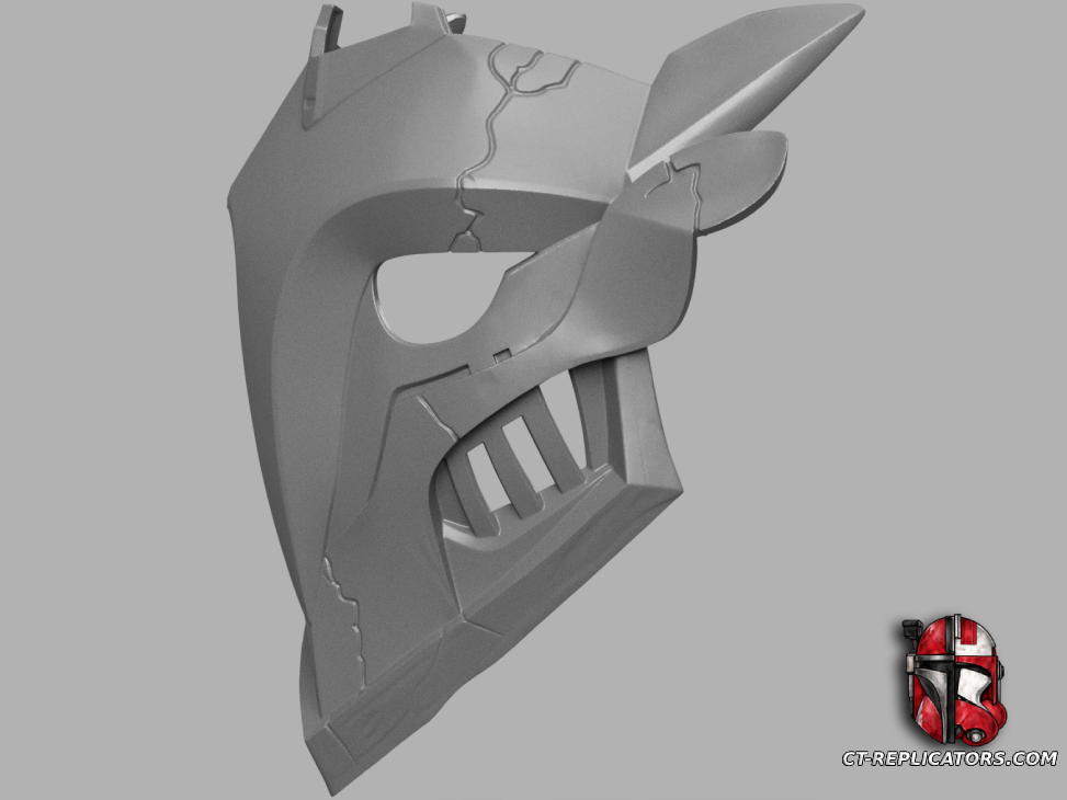 STL 3D Print Files ARCANE - Ekko Firelight Mask cosplay 1:1 replica