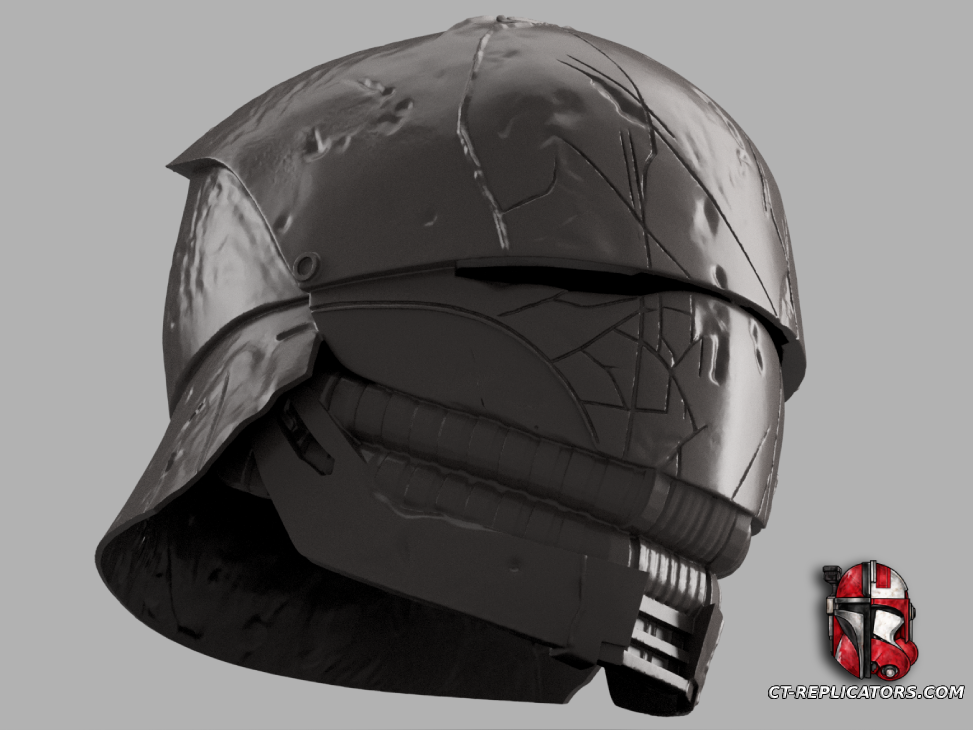 STL 3D Print Files Sith The Acolyte Star Wars helmet Qimir The Stranger 1:1 Replica
