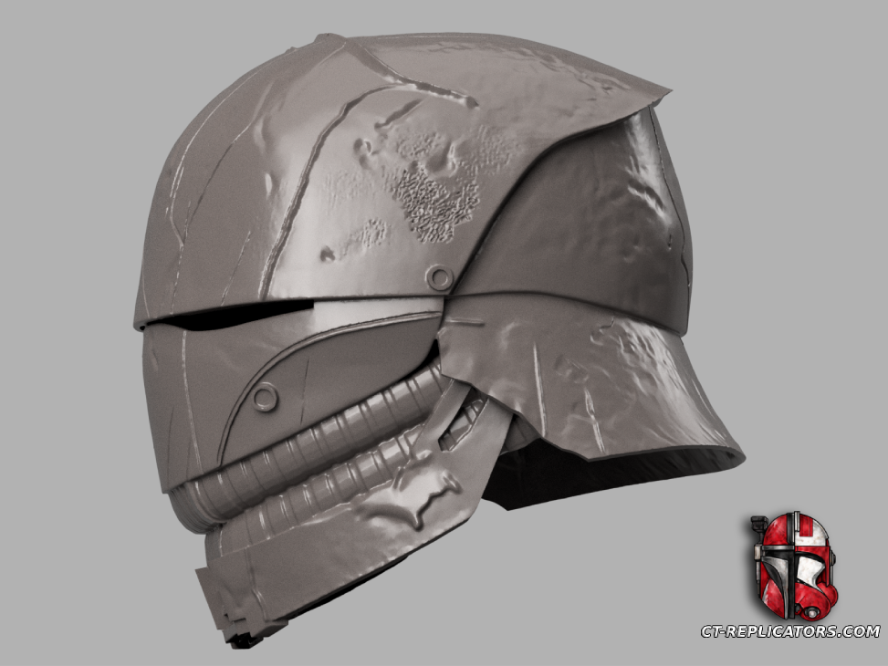 STL 3D Print Files Sith The Acolyte Star Wars helmet Qimir The Stranger 1:1 Replica