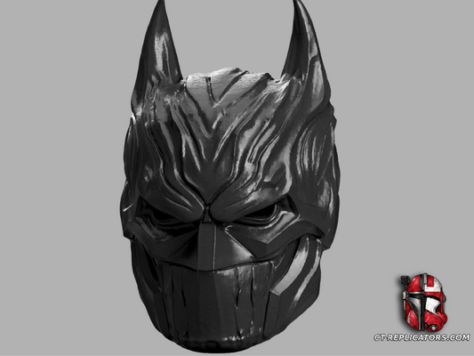 STL 3D Print Files BMS Batman Death Knight helmet 1:1 Replica Cosplay