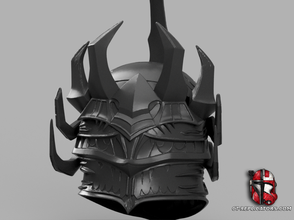 STL 3D Print Files Daedric Helmet Elder Scrolls IV:Oblivion Remastered Cosplay 1;1 Replica