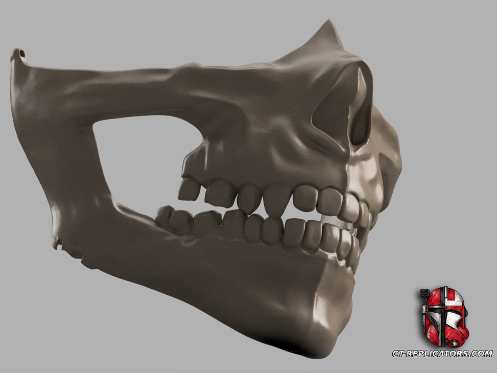 STL 3D Print Files Death Stranding Higgs skull mask Cosplay 1:1 Replica