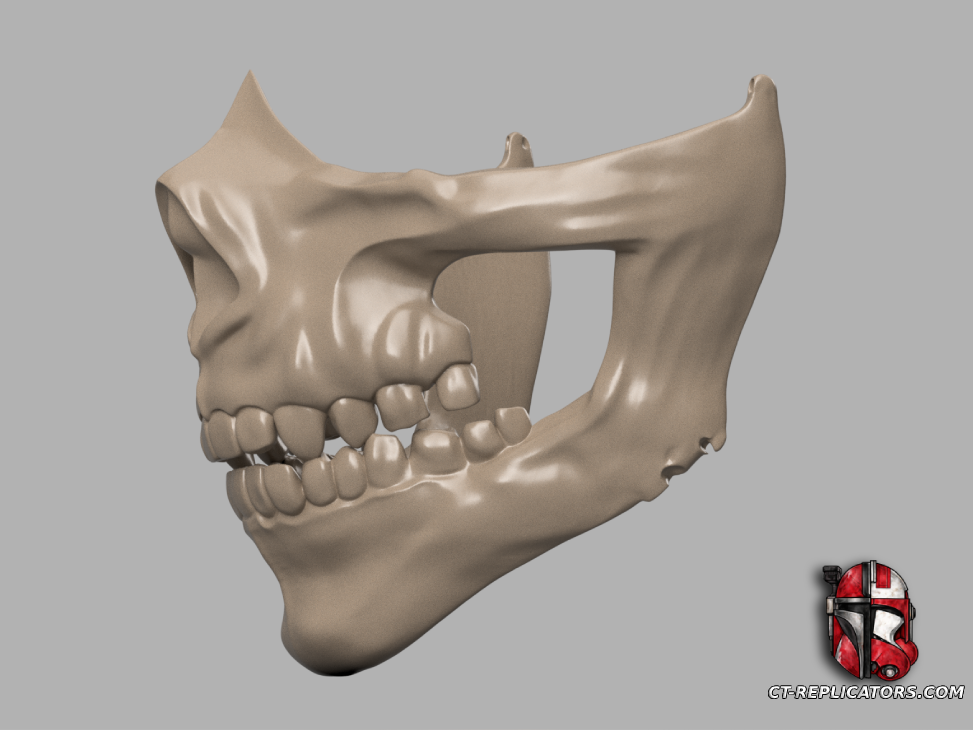 STL 3D Print Files Death Stranding Higgs skull mask Cosplay 1:1 Replica
