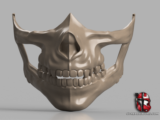 STL 3D Print Files Death Stranding Higgs skull mask Cosplay 1:1 Replica