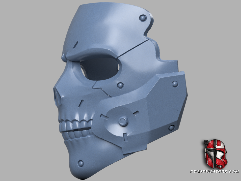 STL 3D Print FIles Die Hardman Mask Death Stranding Cosplay 1:1 Replica