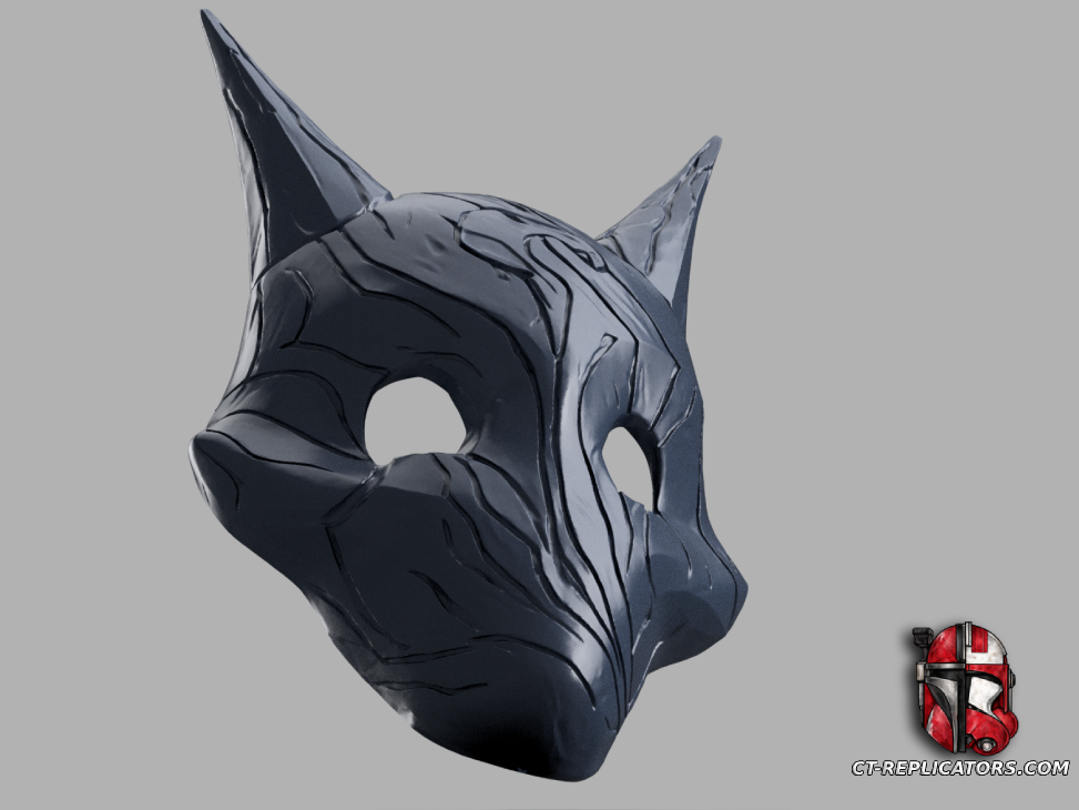 STL 3D Print Files Kindred Mask cosplay 1:1 replica - League Of Legends