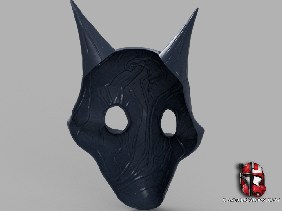 STL 3D Print Files Kindred Mask cosplay 1:1 replica - League Of Legends
