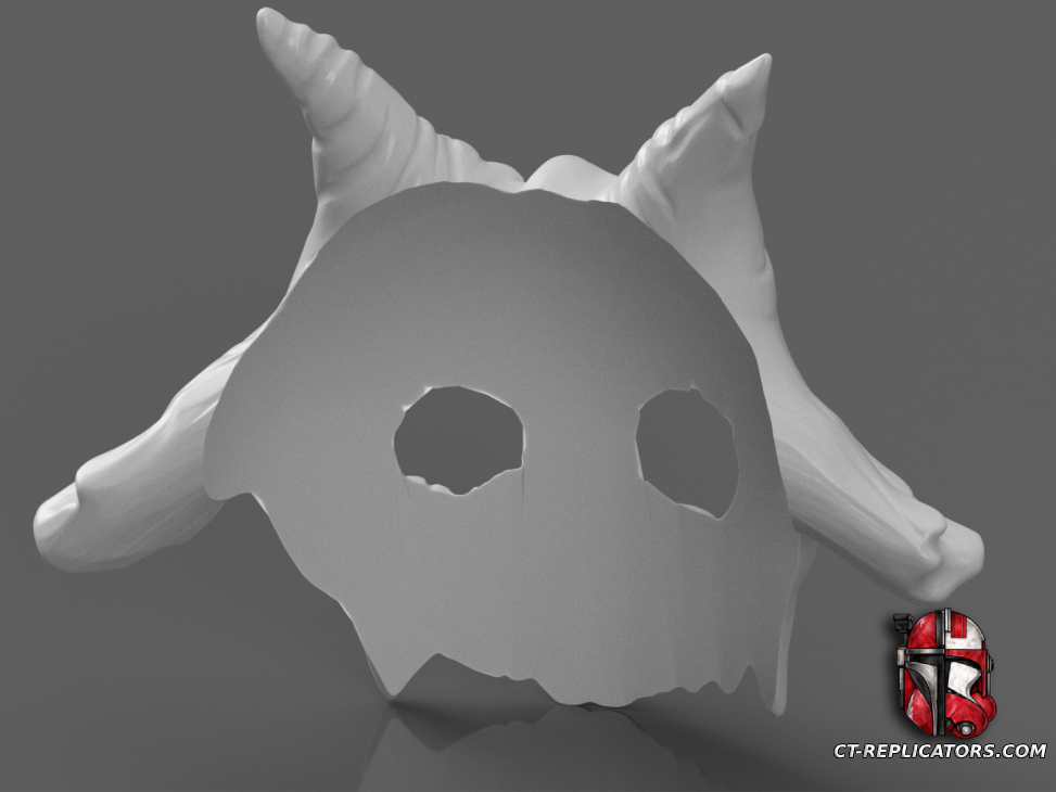 STL 3D Print Files Kindred Mask Sheep cosplay 1:1 replica - League Of Legends