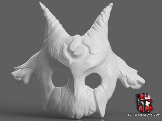 STL 3D Print Files Kindred Mask Sheep cosplay 1:1 replica - League Of Legends