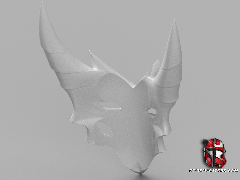 STL 3D Print Files Blood Moon Yasuo Mask - League Of Legends Cosplay 1:1 Replica