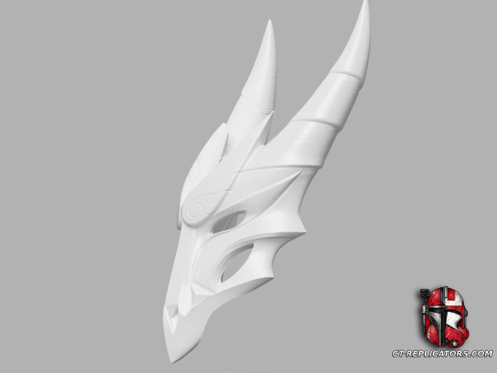 STL 3D Print Files Blood Moon Yasuo Mask - League Of Legends Cosplay 1:1 Replica