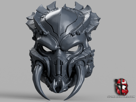 STL 3D Print Files Totem Warden Predator Bio Mask (Helmet) Cosplay 1:1 Replica