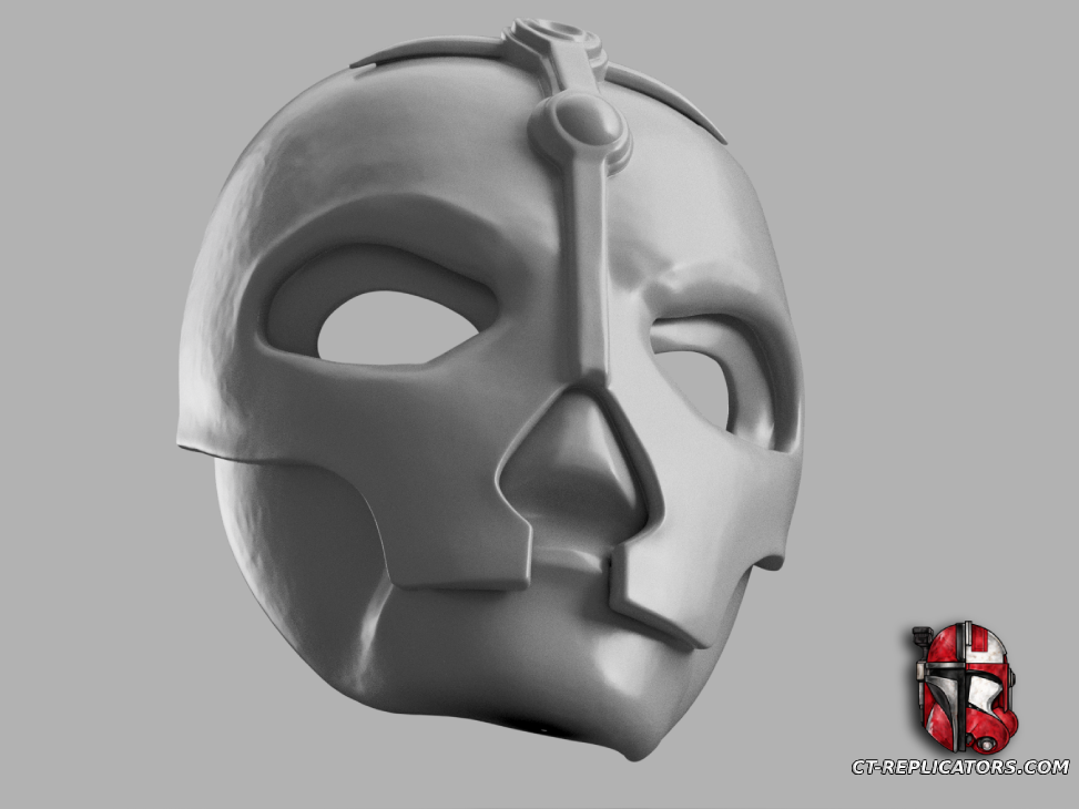 STL 3D Print Files Darth Nihilus Mask Star Wars - Cosplay 1:1 Replica