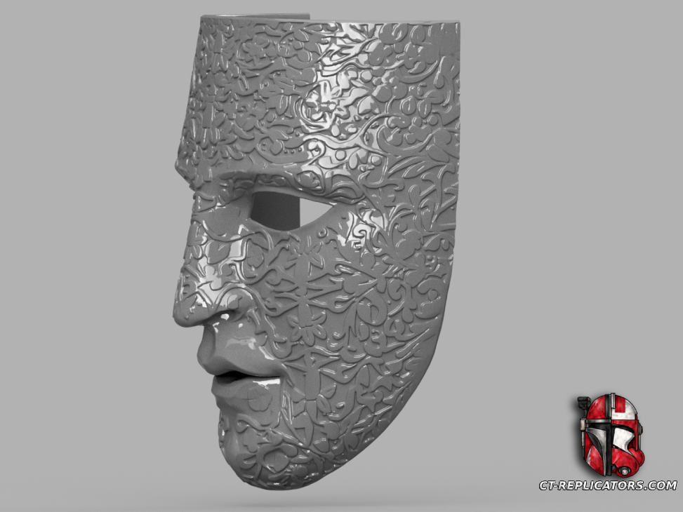 STL 3D Print Files Kingdom Of The Heaven - Baldwin IV Mask - Cosplay 1:1 Replica