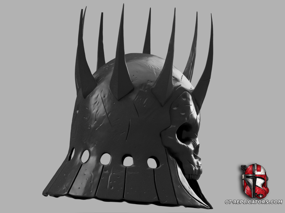 Eredin Bréacc Glas Helmet - Witcher 3 - Cosplay 1:1 Replica