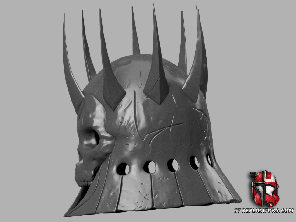 Eredin Bréacc Glas Helmet - Witcher 3 - Cosplay 1:1 Replica