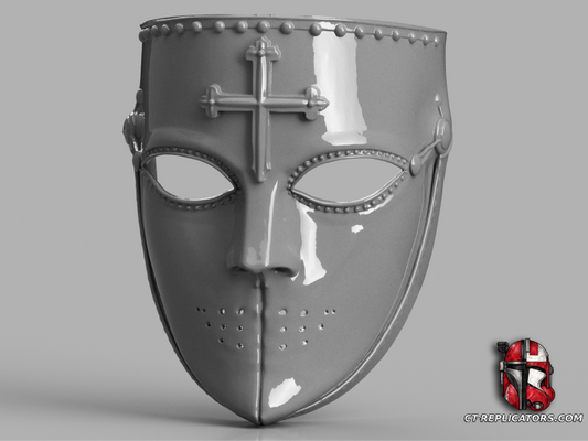 STL 3D Print FIles Kingdom Of The Heaven - Concept Crusader Mask - Cosplay 1:1 Replica