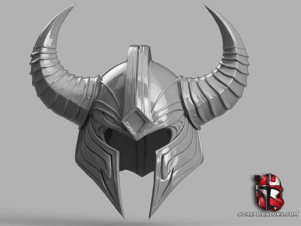 STL 3D Print Files Tryndamere Helmet - League Of Legends Cosplay 1:1 Replica
